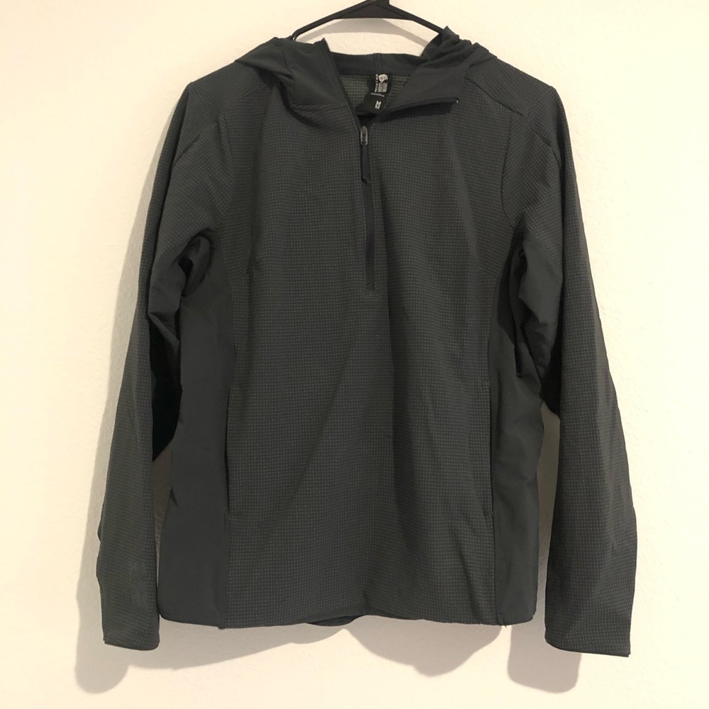 Mountain Hardwear Intelligence Hybrid Hoodie‎ Dark Storm Black Jacket Medium